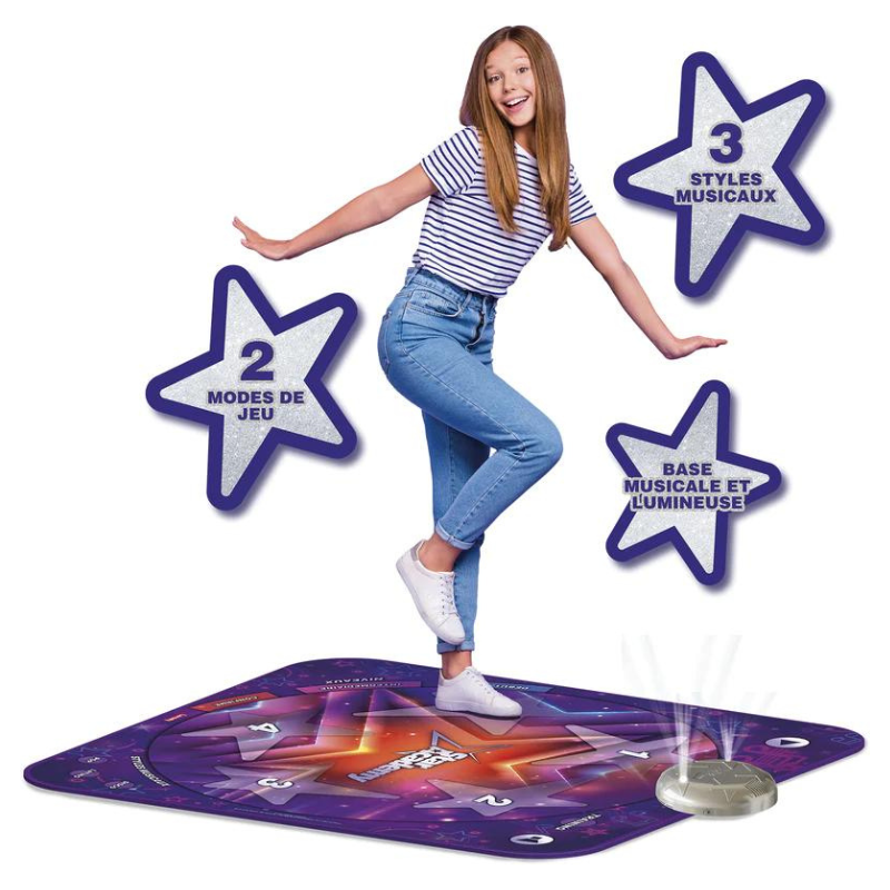 star academy jeux lansay micro tapis de danse journal de star jeu de société lansay violet boutique officielle gris violet rose noir starac couleur stracademylaboutique