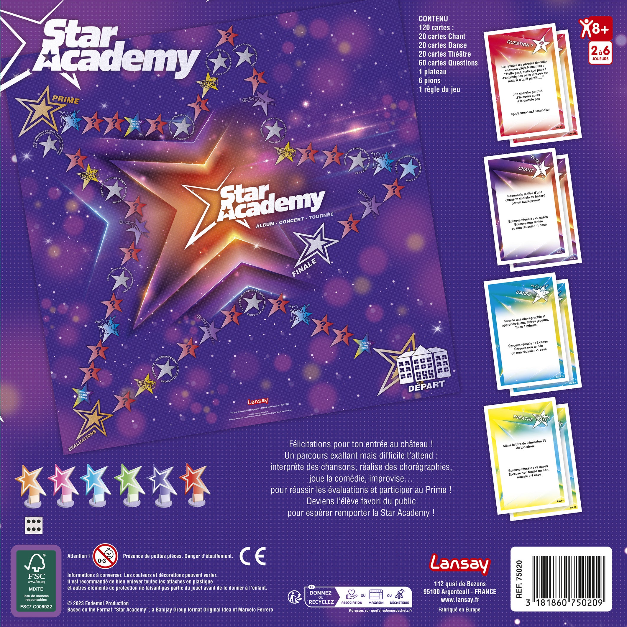 star academy jeux lansay micro tapis de danse journal de star jeu de société lansay violet boutique officielle gris violet rose noir starac couleur stracademylaboutique