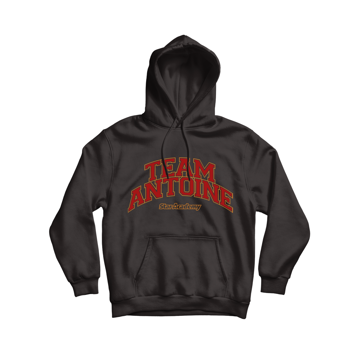 Hoodie Team "ANTOINE" - Noir