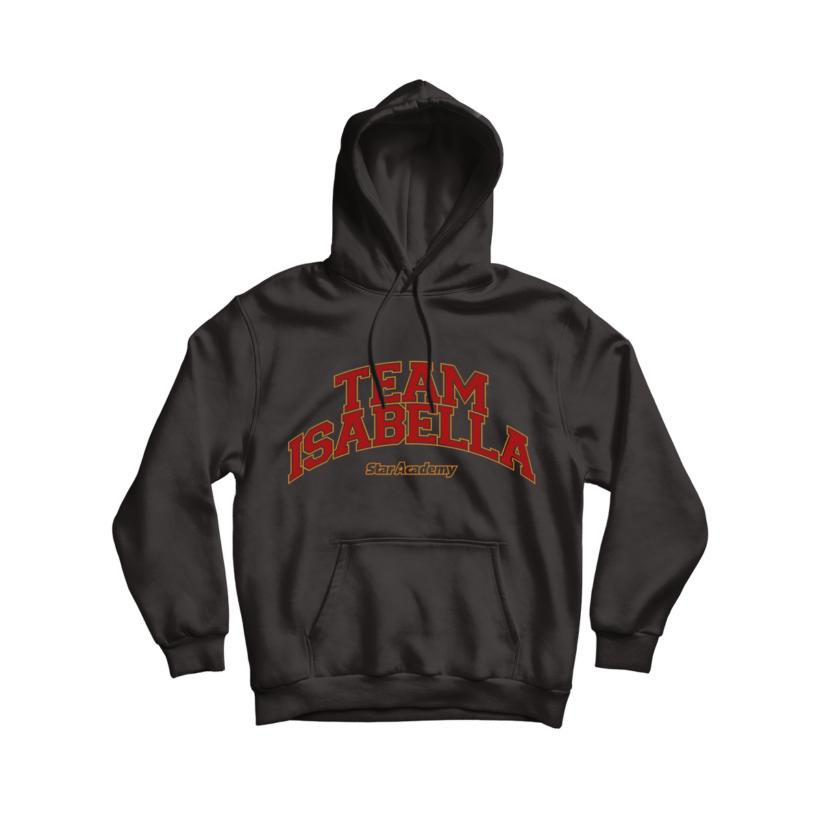 Hoodie Team "ISABELLA" - Noir