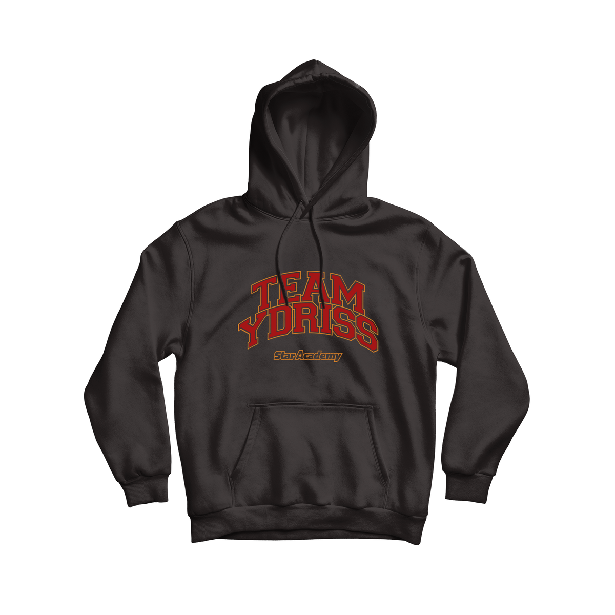 Hoodie Team "YDRISS" - Noir