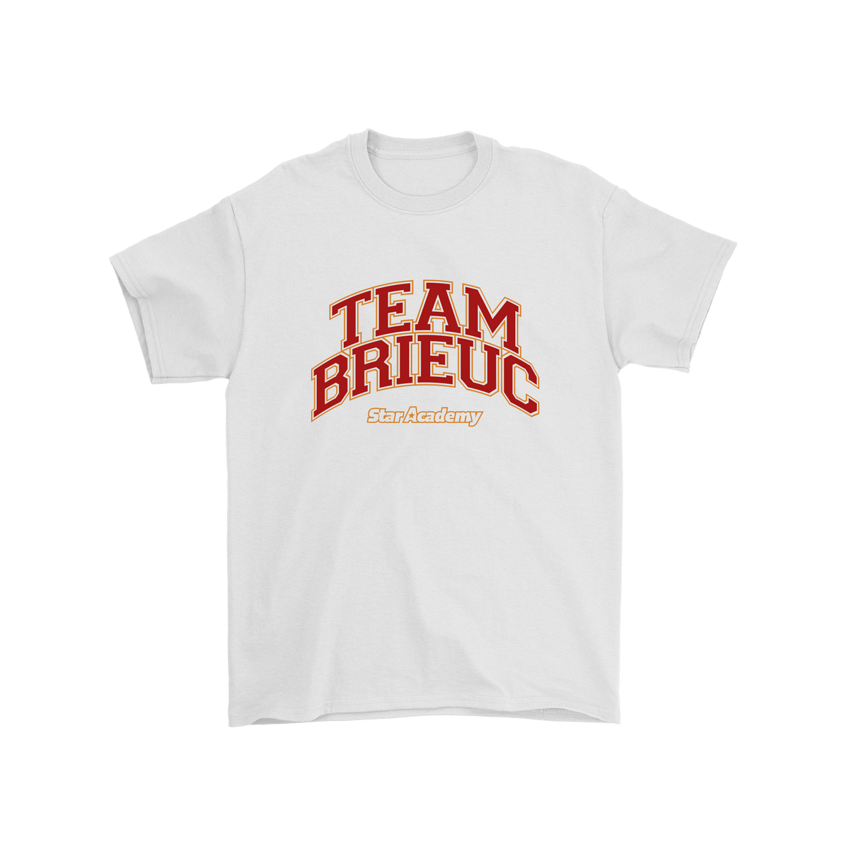 T-shirt Team "BRIEUC" - Blanc