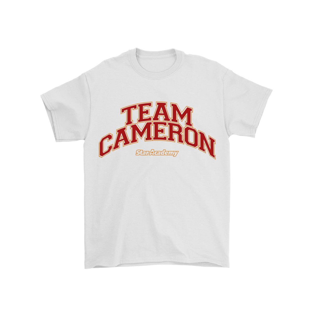 T-shirt Team "CAMERON" - Blanc