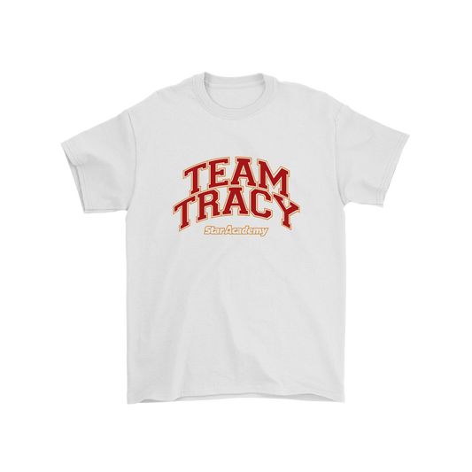 T-shirt Team "TRACY" - Blanc