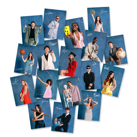 Lot de 17 photos dédicacées