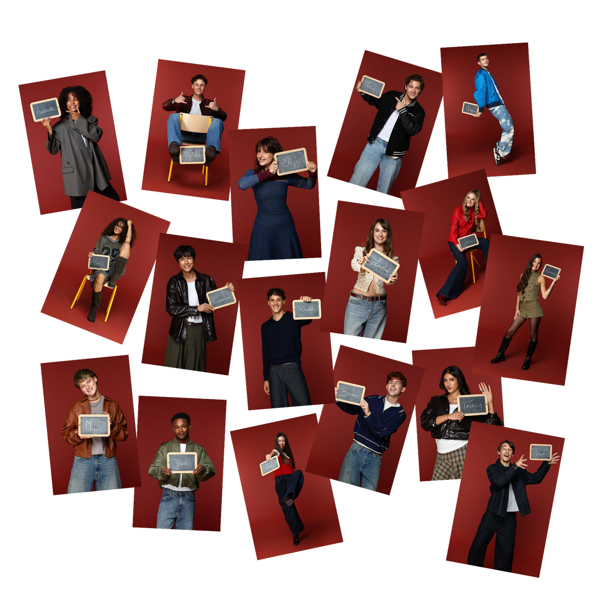 LOT DE 17 PHOTOS OFFICIELLES