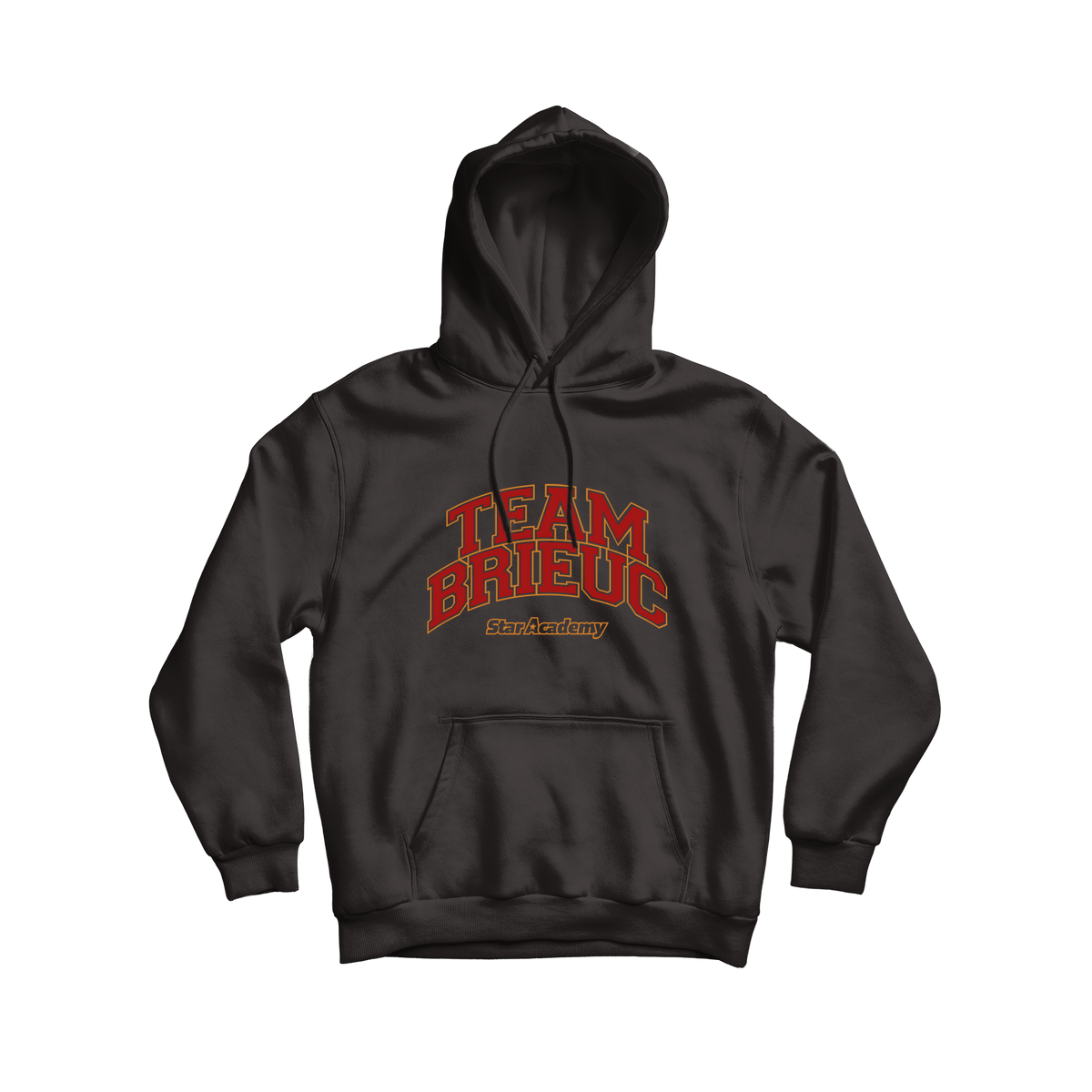 Hoodie Team "BRIEUC" - Noir