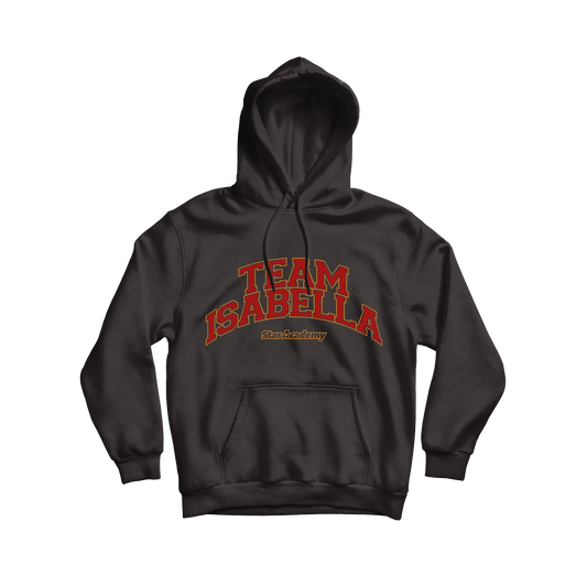 Hoodie Team "ISABELLA" - Noir