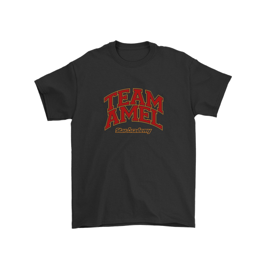 T-shirt Team "AMEL" - Noir
