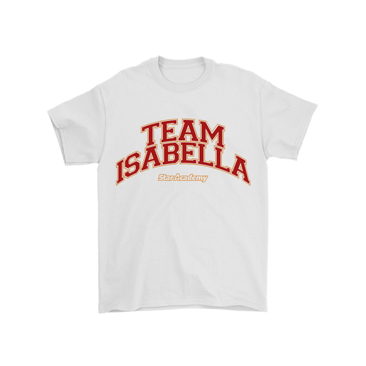 T-shirt Team "ISABELLA" - Blanc