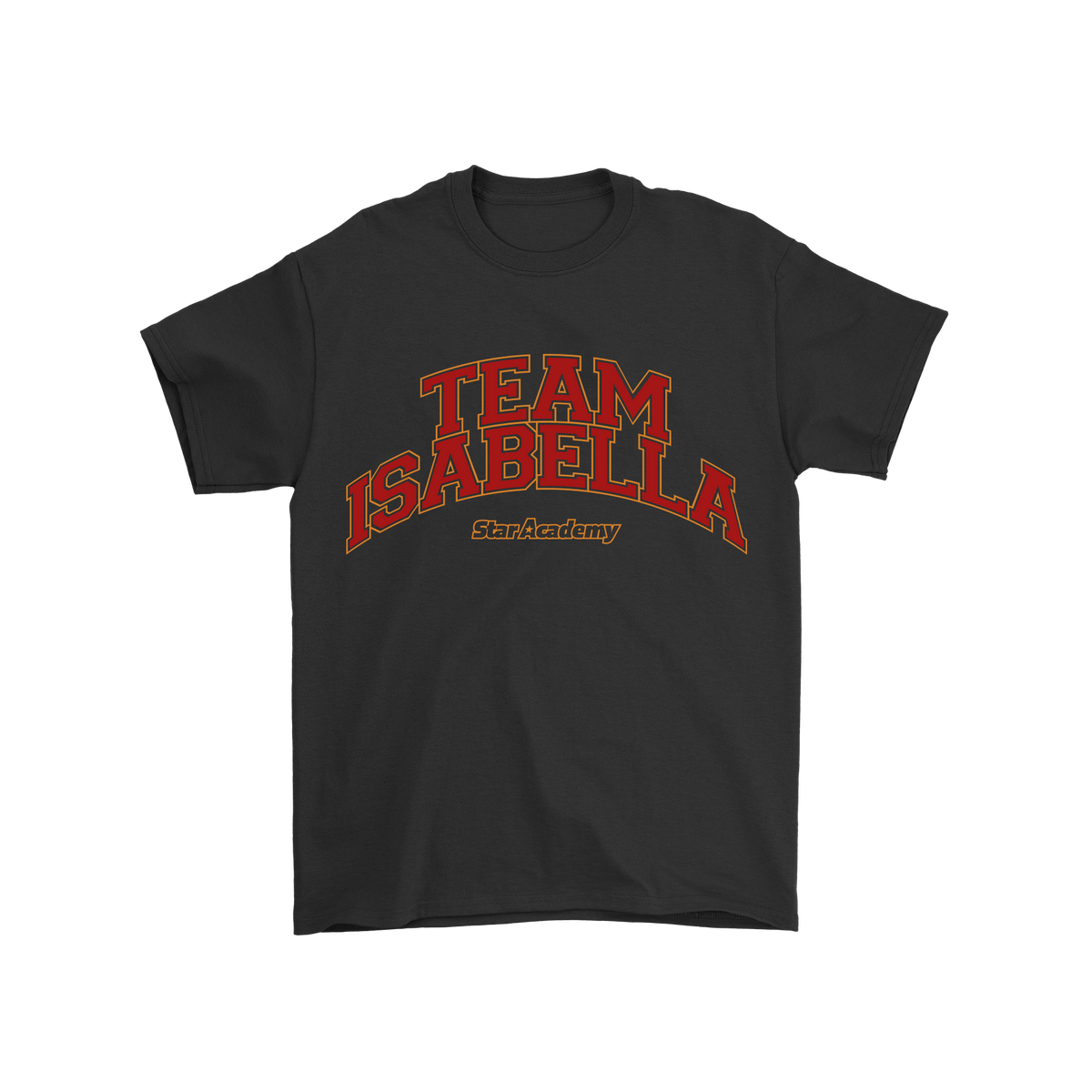 T-shirt Team "ISABELLA" - Noir