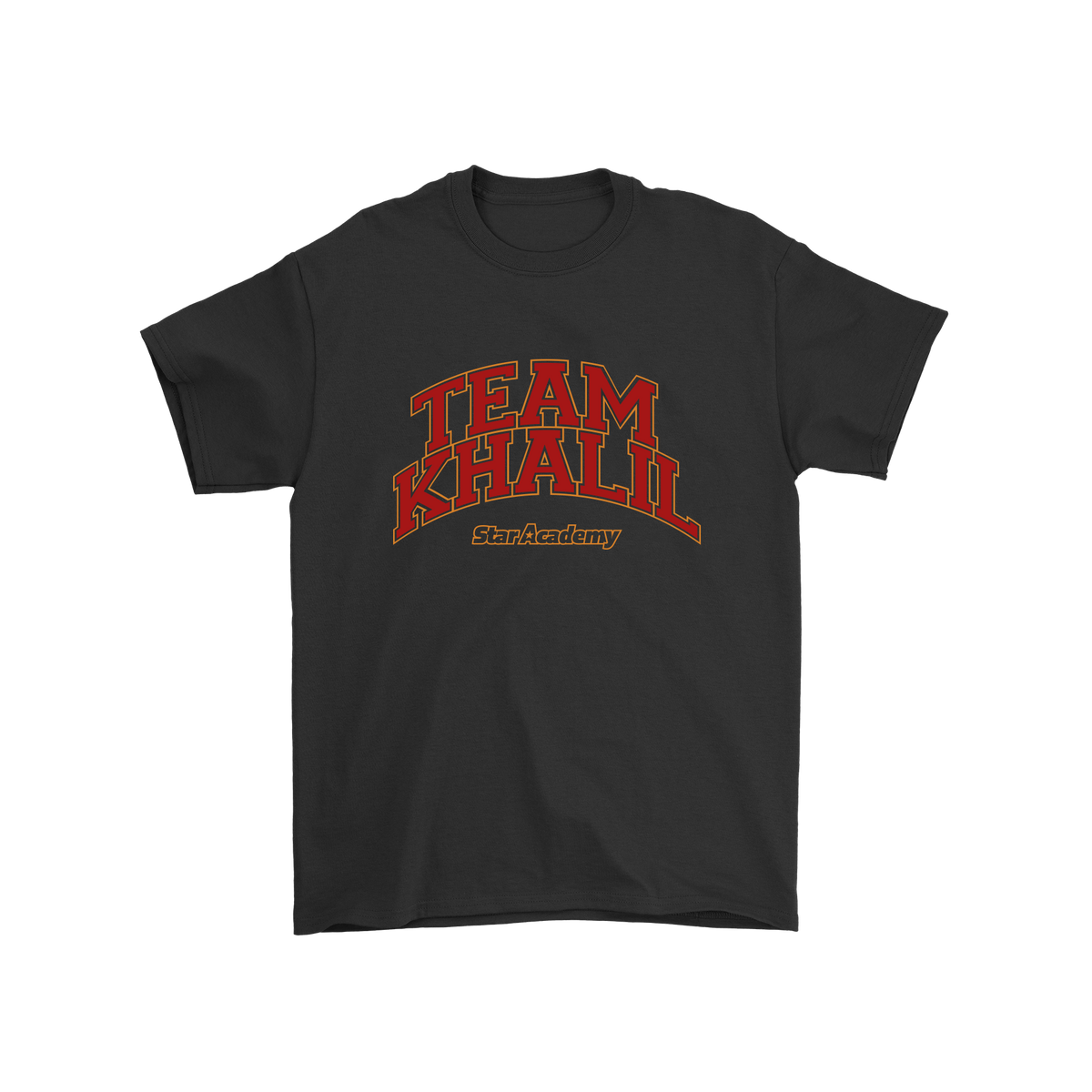 T-shirt Team "KHALIL" - Noir